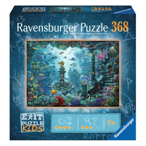 Ravensburger Exit KIDS Puzzle: Potopená Atlantida 368 dílků