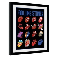 Obraz na zeď - The Rolling Stones - Tongues, 30 × 40 cm