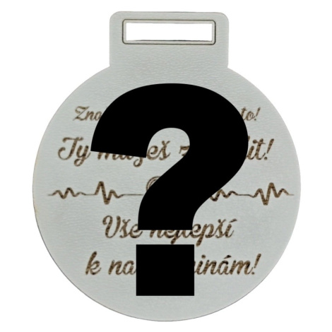 Narozeninová medaile - značka s číslem a textem 25 Vlastní text