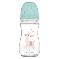 Canpol Babies Antikolikoliková kojenecká lahvička se širokým hrdlem, Exotic Animals, 240 ml - ze