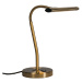 Art deco stolní lampa bronzová včetně LED - tablo