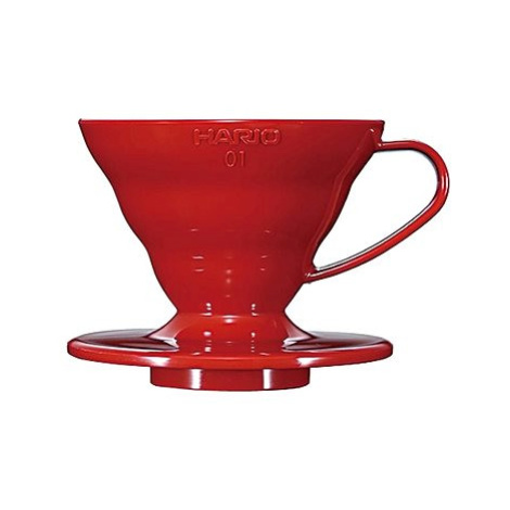 Hario Dripper V60-01, plastový, červený