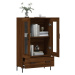 vidaXL Skříň highboard hnědý dub 69,5 x 31 x 115 cm kompozitní dřevo