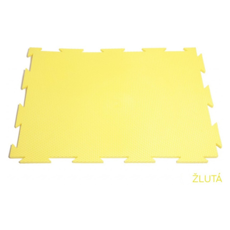 ELIS DESIGN Pěnová puzzle podložka barevná - nízká barva: žlutá Elisdesign