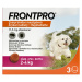 FRONTPRO Antiparazitární žvýkací tablety pro psy (2-4 kg) 3 tablety