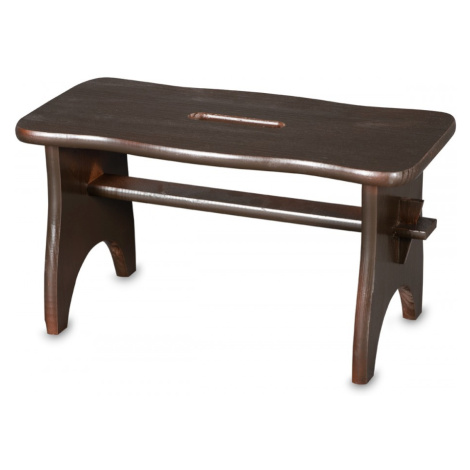 Dřevěná stolička - hnědá