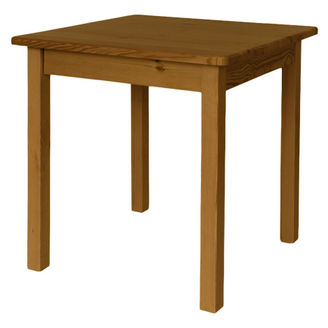 Dede Stůl z masivu borovice 60x60 cm dub