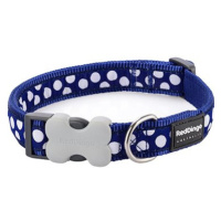 Red Dingo White Spots on Navy