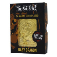 Yu-Gi-Oh! Limited Edition 24K Gold collectible - Baby dragon