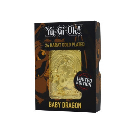 Yu-Gi-Oh! Limited Edition 24K Gold collectible - Baby dragon KONAMI