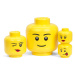 LEGO® úložný box hlava velikost S - silly