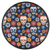 Meinl HEAD-JD12DA Jumbo Djembe Synthetic Head 12” - Day Of The Dead