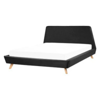 BELIANI postel VIENNE 160 × 200 cm, sametová, černá