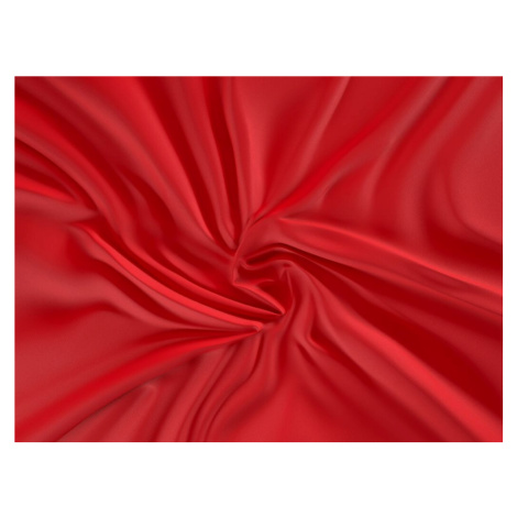 Kvalitex satén prostěradlo Luxury Collection červené 120x200