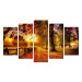 Hanah Home Vícedílný obraz Podzim 110x60 cm
