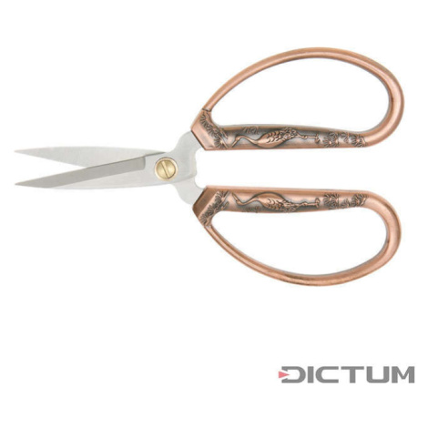 Dictum 708211 - Traditional Chinese Scissors, Copper - Nůžky