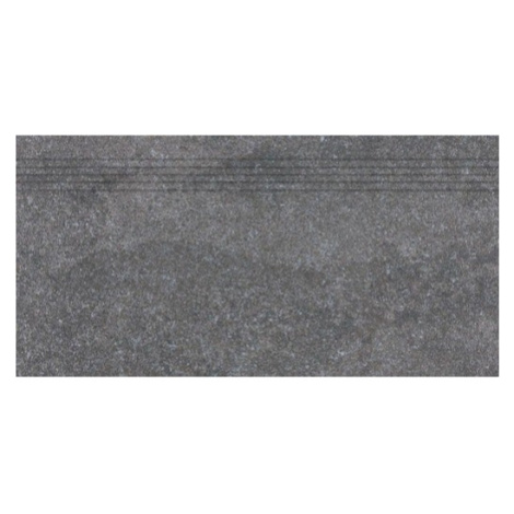 Schodovka Rako Kaamos černá 30x60 cm mat DCPSE588.1