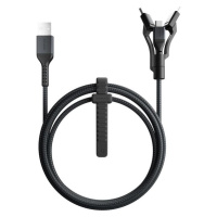 Nomad Kevlar USB-A Universal kabel - 1.5 m černá (NM01325185) Černá