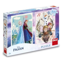 Puzzle Frozen: Anna a Elsa 2x77 dílků