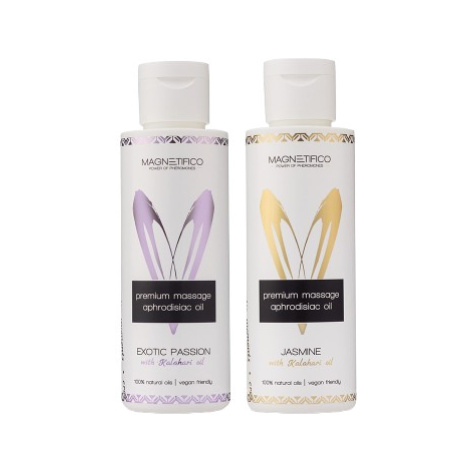 PHARMA ACTIV Magnetifico Masážní afrodiziakální olej Exotic passion+Jasmine 2 x 100 ml