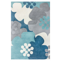 Flair Rugs koberce Kusový koberec Zest Retro Floral Blue Rozměry koberců: 120x170