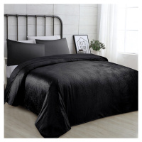 Přehoz na postel VELVET BLACK 200x220 cm Přehoz na postel VELVET BLACK 200x220 cm - 200x220 cm -