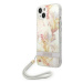 Kryt Guess GUOHCP14MHFLSU iPhone 14 Plus 6,7" purple hardcase Flower Strap (GUOHCP14MHFLSU)