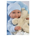 Llorens 73807 NEW BORN chlapeček - realistická panenka miminko s celovinylovým tělem - 40