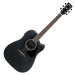 Ibanez AW84CE-WK Weathered Black, Open Pore