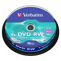 VERBATIM DVD-RW(10 ks)Spindle/4x/4.7GB