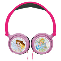 Skládací drátová sluchátka Disney Princezny