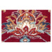 Hanse Home Collection koberce Kusový koberec Luxor 105633 Caracci Red Multicolor - 80x240 cm