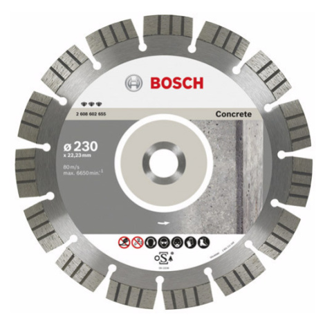 BOSCH diamantový dělicí kotouč Best for Concret 230x2,4x22,23mm 2608602655