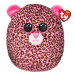 Meteor Ty Squish-a-Boos LAINEY - růžový leopard, 30 cm