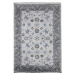 Diamond Carpets koberce Ručně vázaný kusový koberec Diamond DC-USHAK silver/black - 180x275 cm