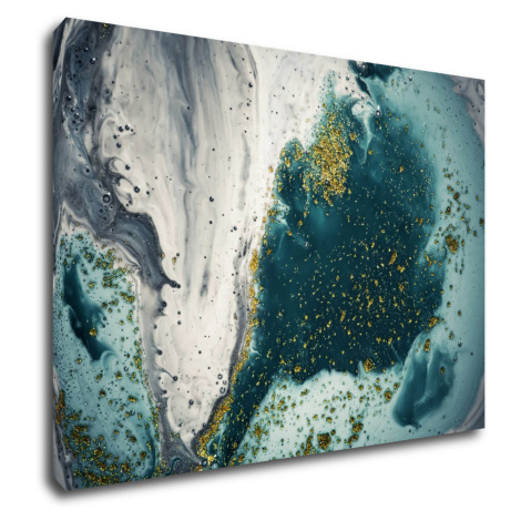 Impresi Obraz Abstrakt modrý - 70 x 50 cm