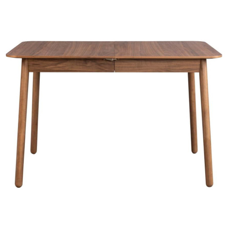 Rozkládací jídelní stůl s deskou v dekoru ořechového dřeva 80x120 cm Glimps – Zuiver