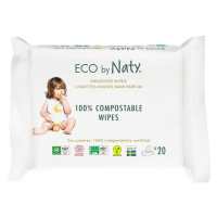 Eco by Naty vlhčené ubrousky bez vůně 20ks