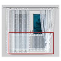 Dekorační vitrážová žakárová záclona AZURO 60 bílá 300x60 cm (cena za spodní díl) MyBestHome