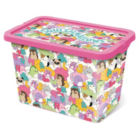 Plastový dětský úložný box 29x19x18 cm Stor – SQUISHMALLOWS