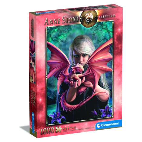 Puzzle Anne Stokes: Dračí královna 1000 dílků - Kinsmart