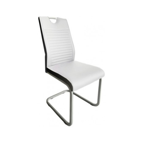 Jídelní židle Rindul, bílá/černá ekokůže Asko