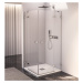 Polysan FORTIS EDGE sprchové dveře bez profilu 900mm, čiré sklo, levé