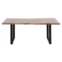 KARE Design Stůl Harmony Walnut 160×80 cm - černý