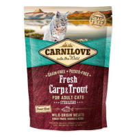 CARNILOVE Fresh Carp & Trout Sterilised for Adult cats 400 g