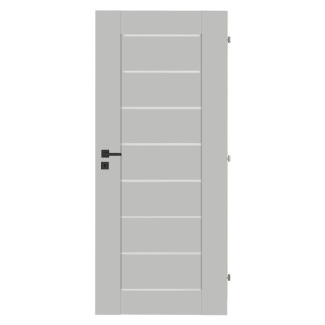 Interiérové dveře Naturel Perma pravé 70 cm šedá matná PERMASM70L