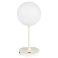 Krémová stmívatelná stolní lampa (výška 33 cm) Hub – White Label