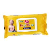 Baby Wipes Dětské vlhčené ubrousky s vitaminem E 80ks