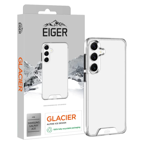 Kryt Eiger Glacier Case for Samsung A35 in Clear Eiger Glass
