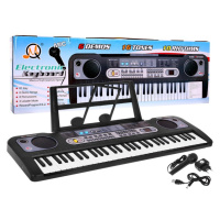 mamido Dětský keyboard černý